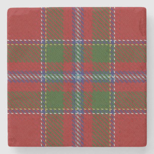 Old Scots Tavern Clan Drummond Tartan Stone Coaster