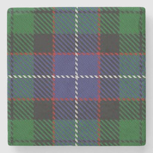 Old Scots Tavern Clan Galbraith Tartan Stone Coaster