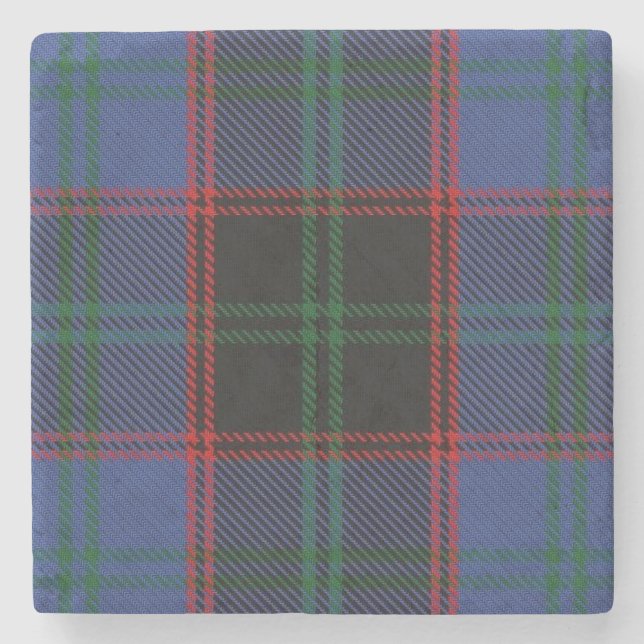Old Scots Tavern Clan Home Tartan Stone Coaster (Front)