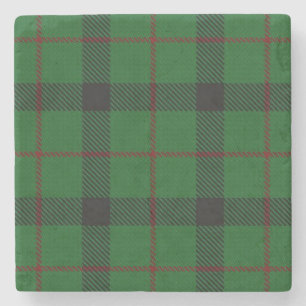 Old Scots Tavern Clan Kincaid Tartan Stone Coaster