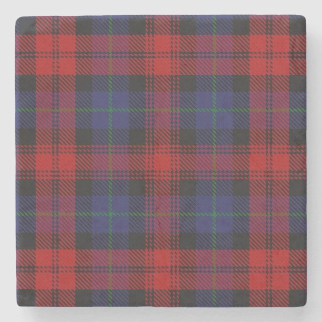 Old Scots Tavern Clan MacLachlan Tartan Stone Coaster (Front)