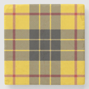 Old Scots Tavern Clan MacLeod Tartan Stone Coaster