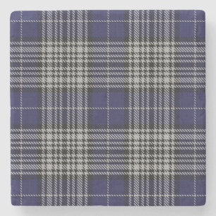 Old Scots Tavern Clan Napier Tartan Stone Coaster