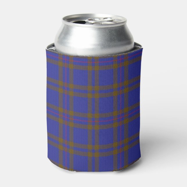 Old Scotsman Clan Elliot Elliott Tartan Can Cooler (Can Front)
