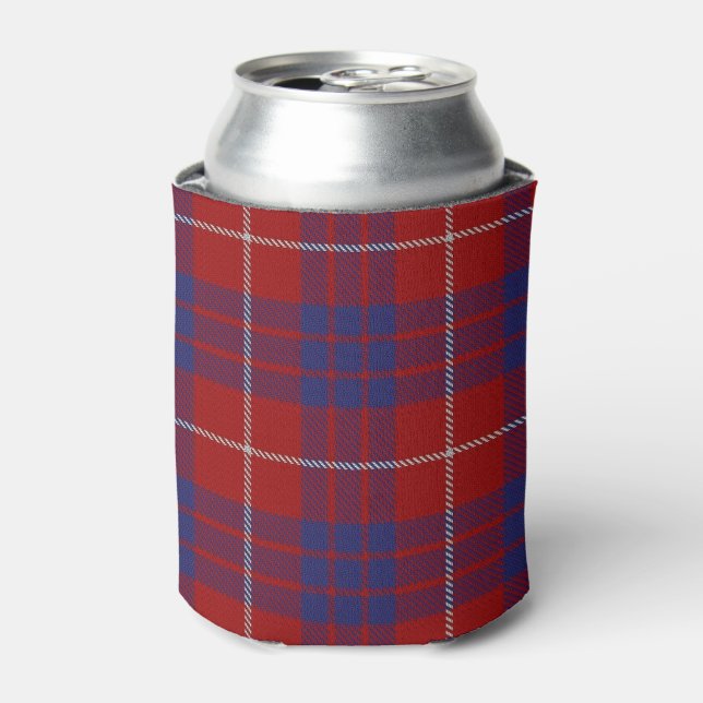 Old Scotsman Clan Hamilton Tartan Can Cooler (Can Front)