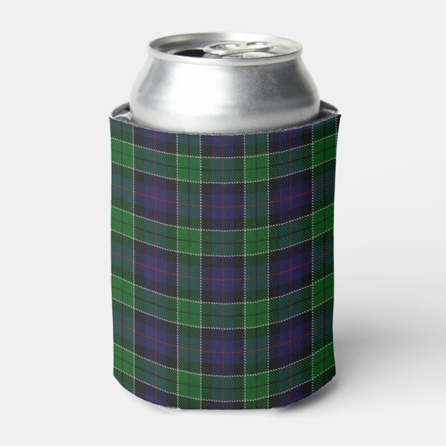 Old Scotsman Clan Leslie Hunting Tartan Can Cooler (Can Front)