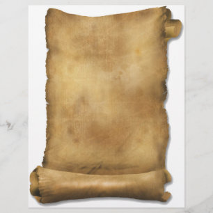 Old Scroll Paper Letterhead