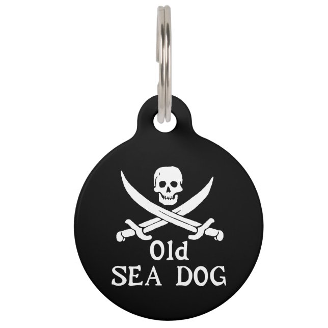 Old Sea Dog Pet Tag (Front)
