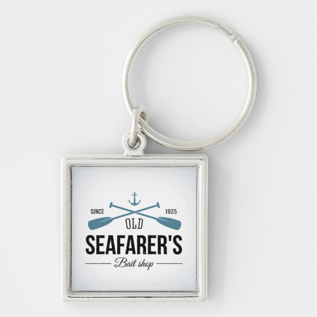 Old Seafarers Bait Shop Keychain (Front)