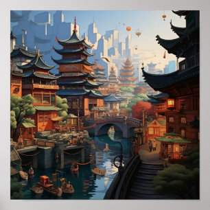 Old Shanghai Poster