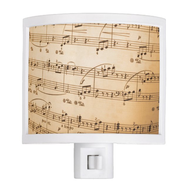 Old Sheet Music Nite Lites (Front)