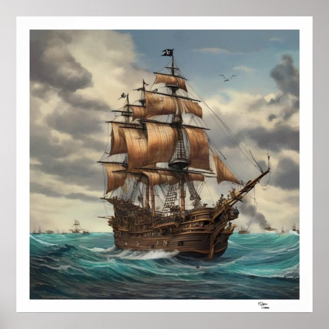 Old Ship Poster (Front)