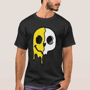 Old Skool Skull Face  Original Raver  Love Raving  T-Shirt