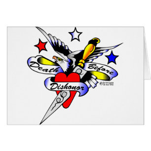 Old Skool Tattoo Eagle Dagger & Heart