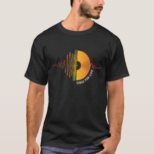 Old Skool Vinyl, Love Decks, Vinyl Lovers, DJ, Rec T-Shirt