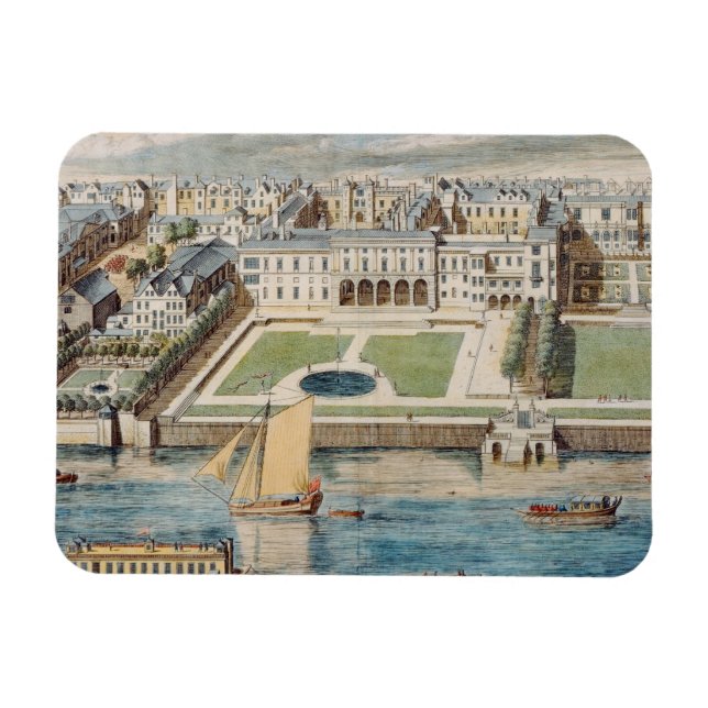 Old Somerset House on the Strand, engraved by Jean Magnet (Horizontal)