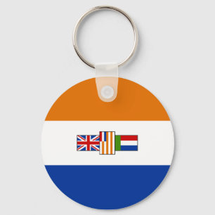 Old South African Flag Keychain