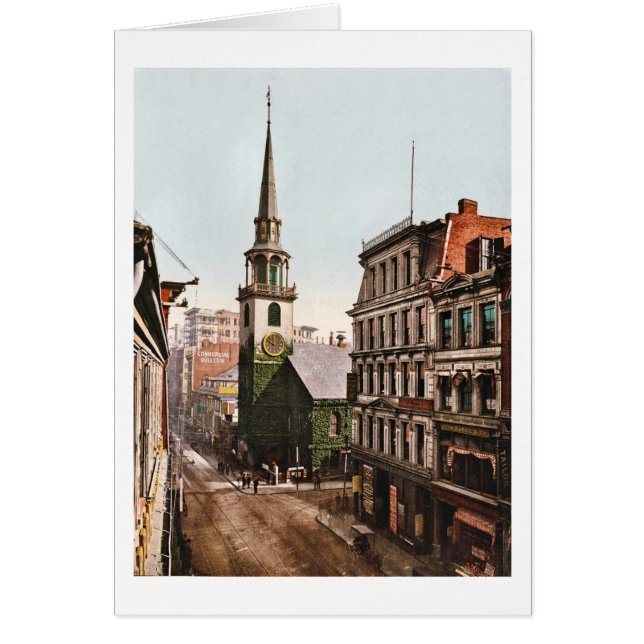 Old South Church Boston 1900 - Vintage (Front)