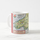 Old South Wales Map Coffee Mug<br><div class="desc">A  wonderful,  illustrated vintage map of South Wales repurposed!</div>