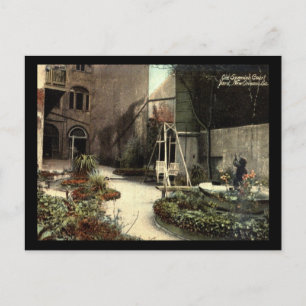 Old Spanish Court Yard, New Orleans Vintage Postcard