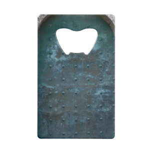 Old Spanish Tranished Copper Door Wallet Bottle Opener