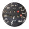 Old speedometer gauge from a vintage race car