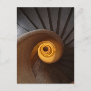 Old Spiral Staircase Postcard