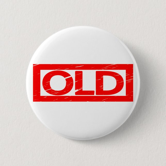 Old Stamp 2 Inch Round Button (Front)