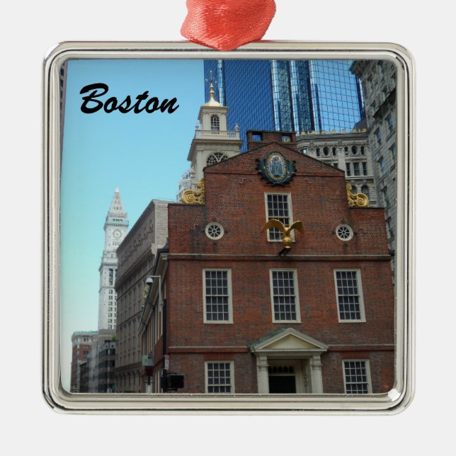 Old State House, Boston Metal Ornament (Front)