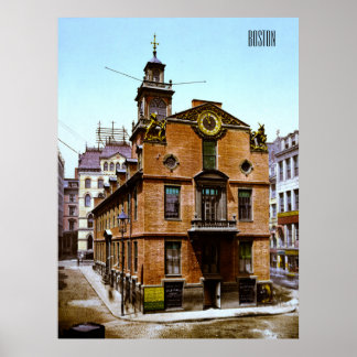 Old State House in Boston (1900) Poster