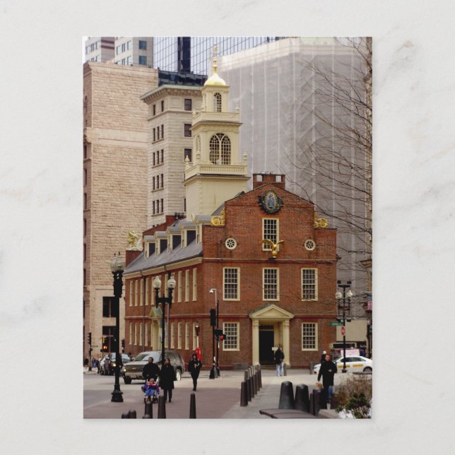 Old State House Postcard (Front)