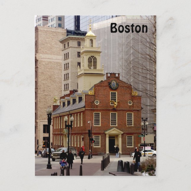 Old State House Postcard (Front)