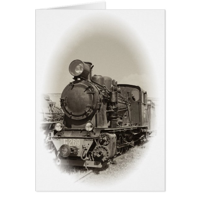 Old steam locomotive (Front)