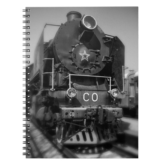 Old steam locomotive notebook (Front)