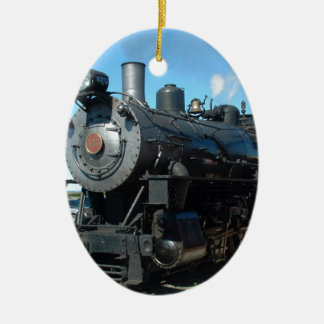 Old Steam Train One of a Kind Photo Shoot Ceramic Ornament