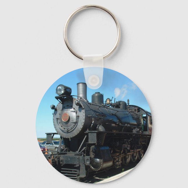Old Steam Train One of a Kind Photo Shoot Keychain (Front)
