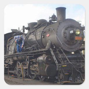 Old Steam Train Sticker
