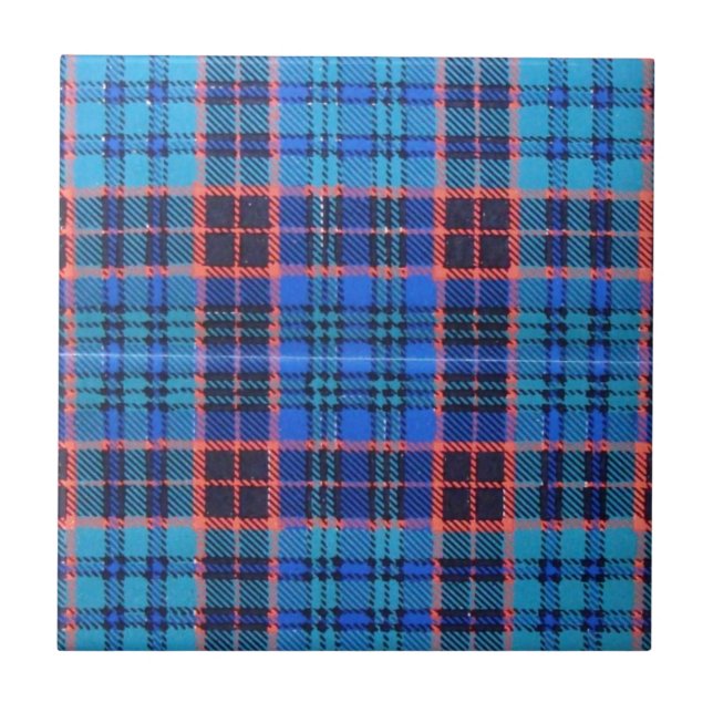 OLD STEWART FAMILY TARTAN TILE (Front)