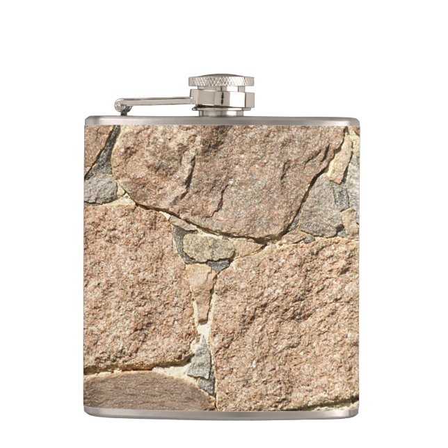old stone hip flask (Front)