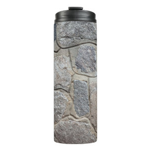 Old stone masonry textureabstract, architecture, h thermal tumbler