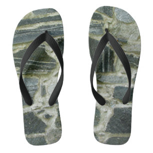 Old Stone Wall Flip Flops