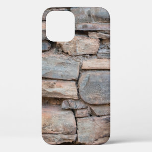 Old stone wall texture backgroundabstract, antique iPhone 12 case