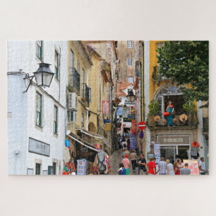 Old street, Sintra, Portugal Jigsaw Puzzle