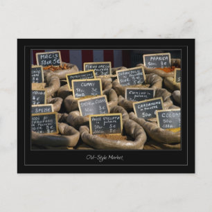 Old Style market Postcard