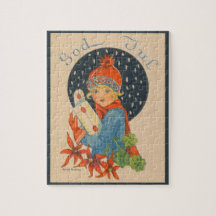 Old Swedish Merry Christmas illustration