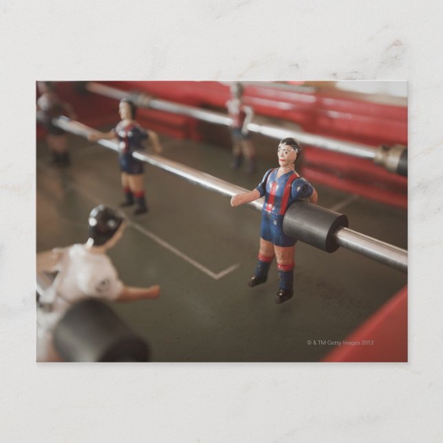 Old table football player postcard (Front)