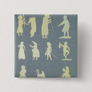 Old Tales 2 Inch Square Button