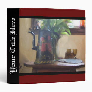 Old Tavern Scene Recipe Binder