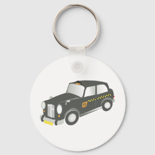 Old Taxi Keychain