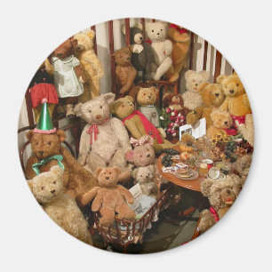 Old Teddy Bears Collection Magnet